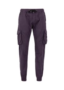 Herren Jogginghose "Alpha Industries Men - Pants Cotton Twill Jogger", lila, Gr. L, Alpha Industries, Obermaterial: 98% Baumwolle, 2% Elastan,