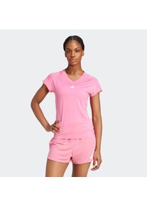 Damen T-Shirt "TR-ES MIN T", pink, sportlich, Gr. S, adidas Performance, Obermaterial: 93% Polyester, 7% Elasthan, Shirts, Trainingsshirt,