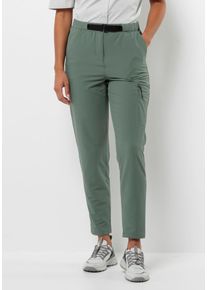 Jack Wolfskin Damen Trekkinghose "WANDERMOOD PANTS W", grün, Gr. 36, OBERSTOFF: 90% POLYAMID, 10% ELASTHAN; Futter: 100% POLYESTER, Hosen