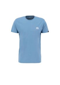 Herren T-Shirt "Alpha Industries Men - T-Shirts Basic T-Shirt SL", blau, Gr. XXL, Alpha Industries, Obermaterial: 100% Baumwolle, Shirts