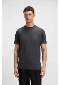 BOSS Green Herren Rundhalsshirt "Tee", grau, casual, Gr. 4XL, Single Jersey, Obermaterial: 95% Baumwolle, 5% Elasthan, Shirts, mit gummiertem