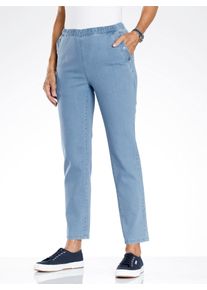 Classic Basics Damen Schlupfjeans, blau, Gr. 26, unifarben, 81% Baumwolle, 17% Polyester, 2% Elasthan, Jeans