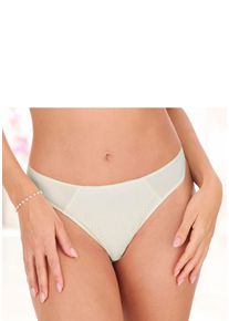 s.Oliver Damen String, Gr. 32, beige, Spitze, Obermaterial: 79% Polyamid, 21% Elasthan, Unterhosen, aus feiner, graphischer Spitze