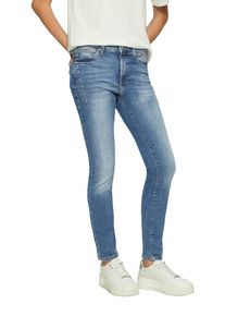 s.Oliver Damen Skinny-fit-Jeans "IZABELL"mid blau used, casual, Gr. 36, Denim/Jeans, Obermaterial: 84% Baumwolle, 14% Polyester, 2% Elasthan, Jeans,