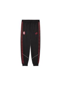 Puma Herren Sporthose "AC Milan KING Anthem Hose Herren", rot, Gr. S, unifarben, Obermaterial: 37% Baumwolle, 63% Polyester; Taschenfutter: 100%