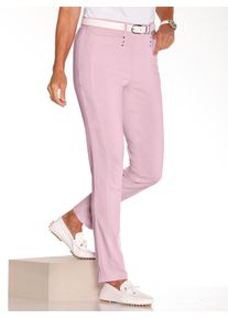 Casual Looks Damen Webhose, rosa, Gr. 38, unifarben, 80% Viskose, 17% Polyamid, 3% Elasthan, Hosen