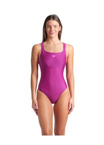 arena Damen Badeanzug "WOMEN'S arena SOLID SWIMSUIT CONTROL PRO BACK B"lila wine, sportlich, Gr. 46, Obermaterial: 82% Polyamid, 18% Elasthan,