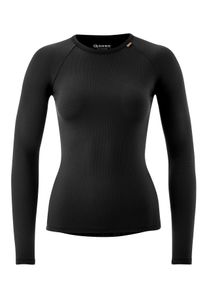 Gonso Damen Funktionsshirt "BASE SHIRT LONGSLEEVE W", schwarz, Gr. 36, 87% Polyamid, 13% Elasthan, Shirts, Damen Unterhemd langarm, Radunterhemd,