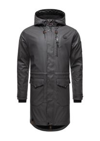 STONE HARBOUR Herren Regenmantel "Verdaan", grau, sportlich, Gr. XXXL, Obermaterial: 70% Polyester, 30% Polyurethan, Futter: 100% Polyester,
