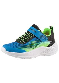 Skechers Kids Kinder Sneaker "MICROSPEC ADVANCE", Gr. 35, bunt, Textil, Lederimitat, kontrastfarbene Details, sportlich, Schuhe, Freizeitschuh mit