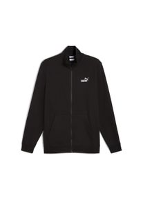 Puma Herren Trainingsjacke "Essentials No. 1 Logo Trainingsjacke Herren", schwarz, Gr. M, Obermaterial: 32% Polyester, 68% Baumwolle; Rippe: 97%