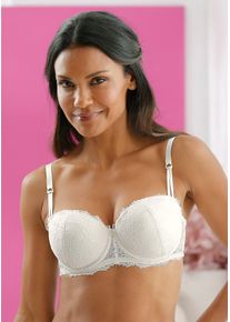 Damen Schalen-BH, Gr. 95, beige, 72% Polyamid, 16% Polyester, 12% Elasthan, BHs