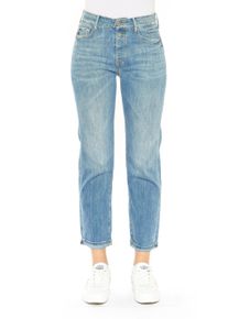 Damen 7/8-Hose "400/18", blau, Gr. 32, Le Temps Des Cerises, 89% Baumwolle, Kunstfaser, Hosen, im tollen 7/8-Schnitt