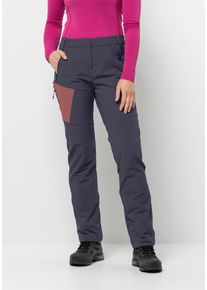Jack Wolfskin Damen Trekkinghose "GLASTAL WINTER PANTS W", grau, Gr. 34, OBERSTOFF 91% POLYAMID, 9% ELASTHAN LINING 100% POLYESTER, Hosen