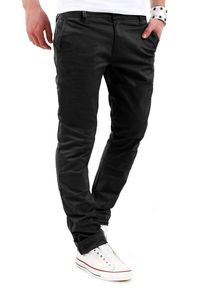 behype Herren Chinohose "Heritage", schwarz, Gr. 31, 98% Baumwolle, 2% Elasthan, Hosen, im Slim -Fit-Schnitt