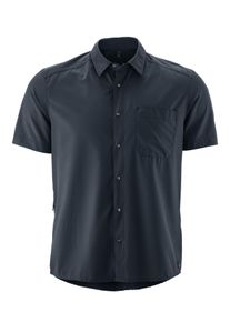 Gonso Herren Radtrikot "Adventure Shirt M", blau, Gr. M, 94% Polyester, 6% Elasthan, Trikots, Atmungsaktiv, schnell trocknend