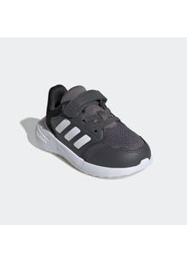 Klettschuh "TENSAUR RUN 3.0 KIDS", adidas Sportswear, Gr. 21, grau, Textil, Synthetik, sportlich, Schuhe, für Kinder