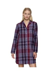 Triumph Damen Nachthemd "Boyfriend NDW X Checks", Gr. 38, rot, Flanell, Obermaterial: 100% Baumwolle, casual, Kleider, bequem und stilvoll