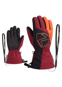 Ziener Kinder Skihandschuhe "LAVAL AS AW", rot, Gr. 5, Kunstfaser, Handschuhe