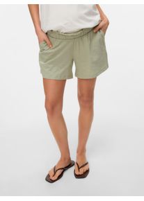 MAMALICIOUS Damen Umstandsshorts "MLIVY JERSEY SHORTS NOOS", beige, modisch, Gr. XL, unifarben, Jersey, Obermaterial: 100% Baumwolle, Hosen