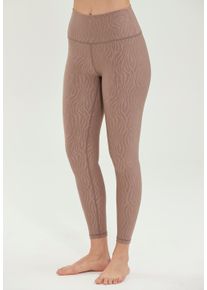 ENDURANCE ATHLECIA ATHLECIA Damen Funktionstights "Alma", grau, sportlich, Gr. 42, mehrfarbig, 100% Polyester, Hosen, mit atmungsaktiver Funktion