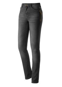 Casual Looks Damen 5-Pocket-Jeans, grau, Gr. 20, unifarben, 79% Baumwolle, 19% Polyester, 2% Elasthan, Jeans