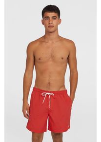 O`Neill O'NEILL Herren Badeshorts "O'NEILL VERT 16'' SWIMSHORTS", rot, sportlich, Gr. L, Obermaterial: 100% Polyamid, Badehosen