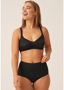 Naturana Damen Minimizer-BH, Gr. 75, schwarz, Obermaterial: 81% Polyamid, 19% Elasthan. Spitze: 64% Polyamid, 36% Elasthan, unifarben, feminin, BHs,