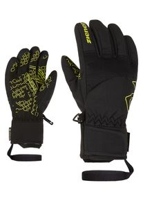 Ziener Kinder Skihandschuhe "LOTAR GTX PR", schwarz, Gr. 3, Kunstfaser, Handschuhe