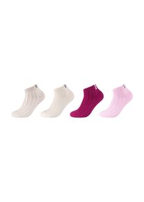 s.Oliver Damen Sneakersocken "Sneakersocken 4er Pack", Gr. 35, lila, 98% Polyester 2% Elasthan, uni, Socken