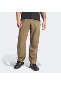 adidas terrex Herren Outdoorhose "MT Woven Pant", grün, sportlich, Gr. 44, Obermaterial: 94% Polyester, 6% Elasthan, Hosen