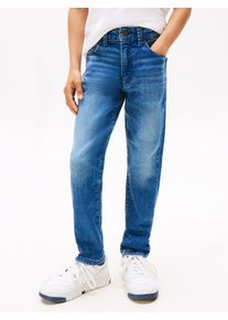 Tommy Hilfiger Jungen Straight-Jeans "MODERN STRAIGHT", blau, casual, Gr. 4, Denim/Jeans, Obermaterial: 98% Baumwolle, 2% Elasthan, Jeans, für Kinder