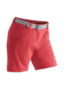 Maier Sports Damen Funktionsshorts "Lulaka Shorts", rot, Gr. 44, 90% Polyamid, 10% Elasthan, Hosen, Damen Shorts, kurze Wanderhose, Outdoorhose mit 4