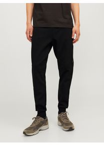 Jack & Jones JACK & JONES Herren Sweathose "JPSTWILL FUSION SWEAT PANTS NOOS", schwarz, modisch, Gr. XL, unifarben, Web, Obermaterial: 58% Polyester, 42%
