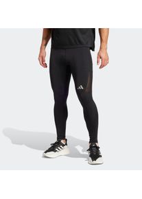 Herren Lauftights "RUN IT TIGHT", schwarz, sportlich, Gr. M, adidas Performance, Obermaterial: 85% Polyester, 15% Elasthan, Hosen