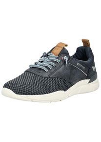 Mustang Shoes Herren Sneaker "Mustang Shoes Sneaker Textil", Gr. 43, blau, Textil, casual, Schuhe