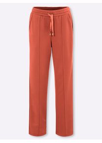 Classic Basics Damen Jerseyhose, orange, Gr. 48, unifarben, 100% Polyester, Hosen