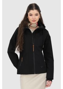 alife and kickin ALIFE & KICKIN Damen Sommerjacke "BEEKEAKA", schwarz, casual, Gr. L, unifarben, Web, Obermaterial: 100% Polyester, Jacken