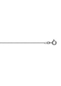 ONE ELEMENT Damen Goldkette "Halskette Rundankerkette aus 585 Weißgold Ø 1,1 mm", 36, Weißgold 585-Gold, silber, Weißgold 585, Gold, Halsketten,