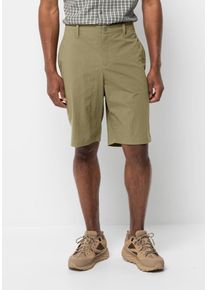 Jack Wolfskin Herren Shorts "DESERT SHORTS M", grün, Gr. 48, OBERSTOFF: 95% POLYAMID, 5% ELASTHAN; Futter: 65% POLYESTER, 35% BAUMWOLLE, Hosen