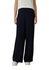 s.Oliver Damen Stoffhose, blau, casual, Gr. 40, unifarben, Obermaterial: 84% Viskose, 16% Polyamid, Hosen, mit Taschen