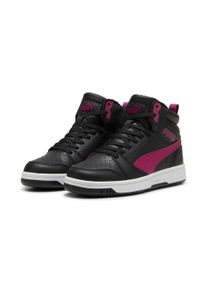 Puma Kinder Winterboots "REBOUND V6 MID WTR JR", Gr. 36, schwarz, Synthetik, unifarben, sportlich, Schuhe, gefüttert