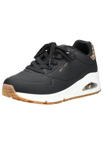 Skechers Damen Sneaker "Skechers Sneaker Lederimitat", Gr. 42, schwarz, Lederimitat, casual, Schuhe