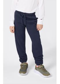 Champion Kinder Jogginghose, blau, sportlich, Gr. XL, Obermaterial: 73% Baumwolle, 27% Polyester, Hosen