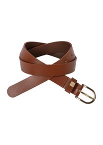 BOSS Damen Ledergürtel "Scarlet B. 2,5cm N-R", braun, Basic, Gr. 90, unifarben, Leder, Gürtel, mit goldfarbener Schliesse und BOSS-Logo auf der