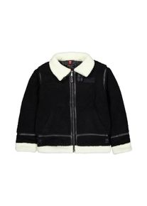 Herren Bomberjacke "Alpha Industries Men - Bomber Jackets B-3 Teddy", schwarz-weiß, Gr. S, Alpha Industries, Obermaterial/Futter/Füllung: 100%
