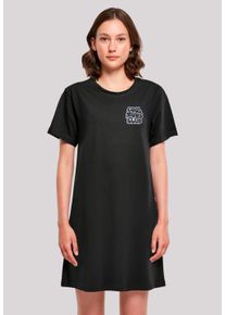 F4NT4STIC Damen Shirtkleid "Cool Moms Club Bestickt", schwarz, casual, Gr. S, Obermaterial: 100% Baumwolle, Kleider, Premium Qualität