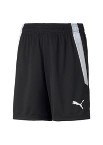Puma Kinder Trainingsshorts "TEAMLIGA SHORTS JR", schwarz-weiß, sportlich, Gr. 164, unifarben, Interlock, Obermaterial: 100% Polyester, Hosen