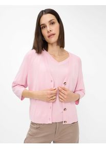 Brax Damen Cardigan "Style ANIQUE", rosa, Gr. 42, 86% Viskose, 14% Polyester, Strickjacken