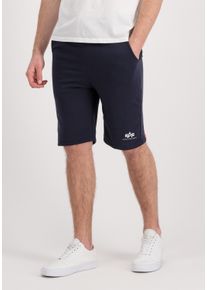 Herren Sweatshorts "Alpha Industries Men - Shorts Basic Short SL", blau, Gr. XS, Alpha Industries, Obermaterial: 80% Baumwolle, 20% Polyester, Hosen